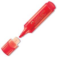 Faber-Castell Fosforlu Kalem Textlıner 46 Şeffaf Kırmızı