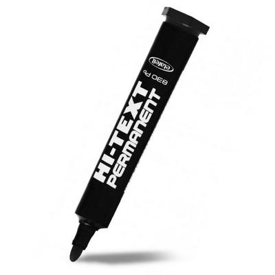 Hi-Text 830Pb Koli Kalemi Permanent Marker Yuvarlak Uçlu Siyah