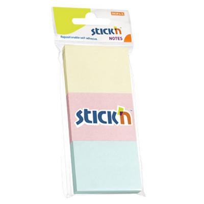 Hopax Stıck'n Yapışkanlı Not Kağıdı 38X50mm 3'Lü Paket Pastel Karışık