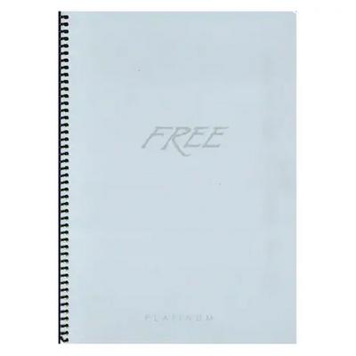 Keskin Color Free Platinum Pp Sp Defter A4 80Yp Kareli Gümüş