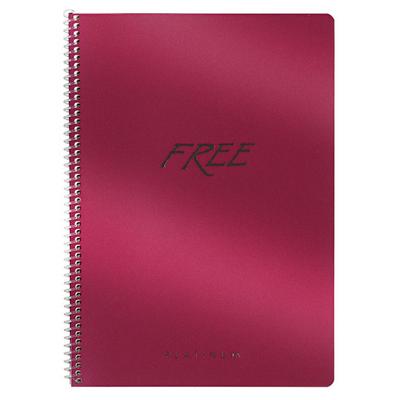 Keskin Color Free Platinum Pp Sp Defter A4 80Yp Çizgili Kırmızı