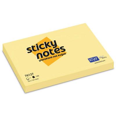 Kraf 76127 Yapışkanlı Not Kağıdı 76X127mm 100 Yaprak