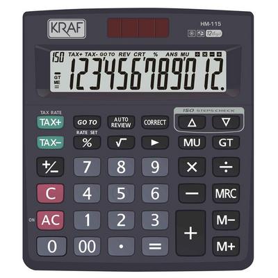 Kraf Hm-115 Hesap Makinesi Kdv Hesaplama Ve İşlem Kontrollü