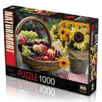 Ks Games 1000 Parça Puzzle 11227 Fruit And Sunflower