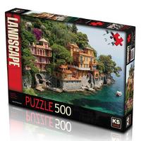 Ks Games 500 Parça Puzzle 11231 Seaside Villas Near Portofino