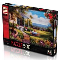 Ks Games 500 Parça Puzzle 11344 Five O'clock Tea Jin Park
