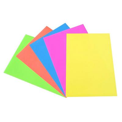 Lino Yapışkanlı Fosforlu Elişi Kağıdı 5'Li