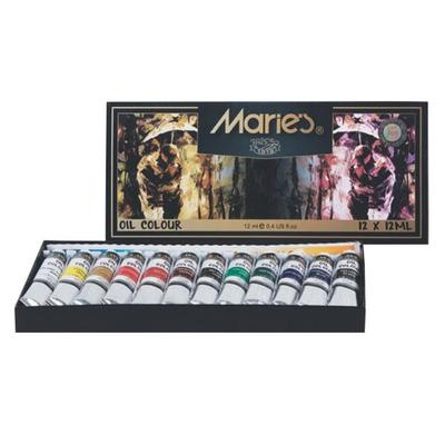 Maries Yağlı Boya Tüp 12 Renk
