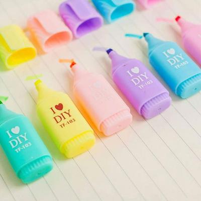 Motto Tf-103 Mini Fosforlu Kalem 6'Lı Set