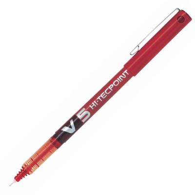 Pilot V5 Hi-Techpoint Kalem Kırmızı