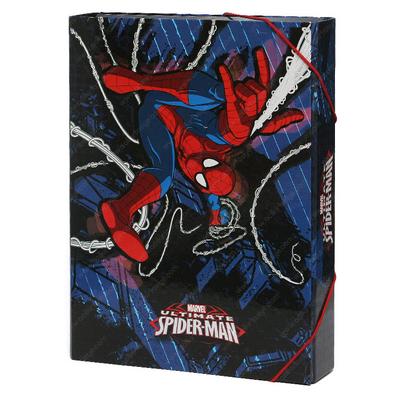 Spiderman Lastikli Kutu Klasör 23X32cm Model 01