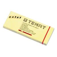 Temat Yapışkanlı Not Kağıdı 40X50mm 3'Lü Paket Sarı