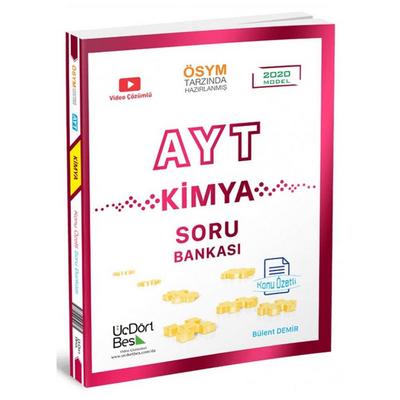 Üçdörtbeş Soru Bankası Yks Ayt Kimya