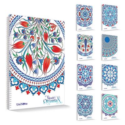 Uni Note Nicea Ottoman Pp. Sp. Defter A4 60 Yaprak Çizgili