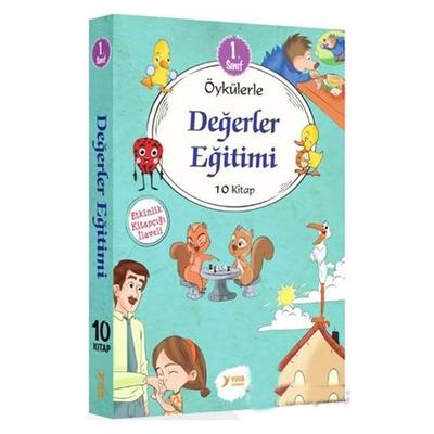Yuva - Öykülerle Değerler Eğitimi 1.Sınıf 10 Kitap Set